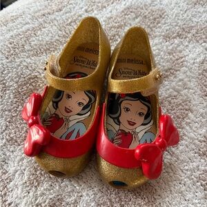 Mini Melissa snow white jelly shoes